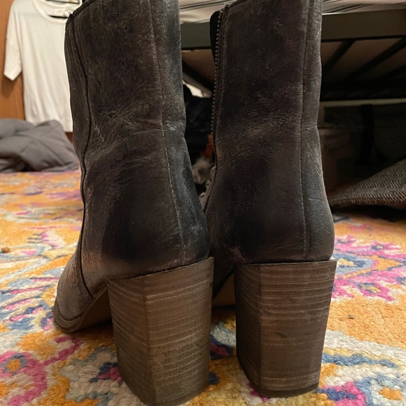 Diba true distressed leather booties - Picture 2 of 5